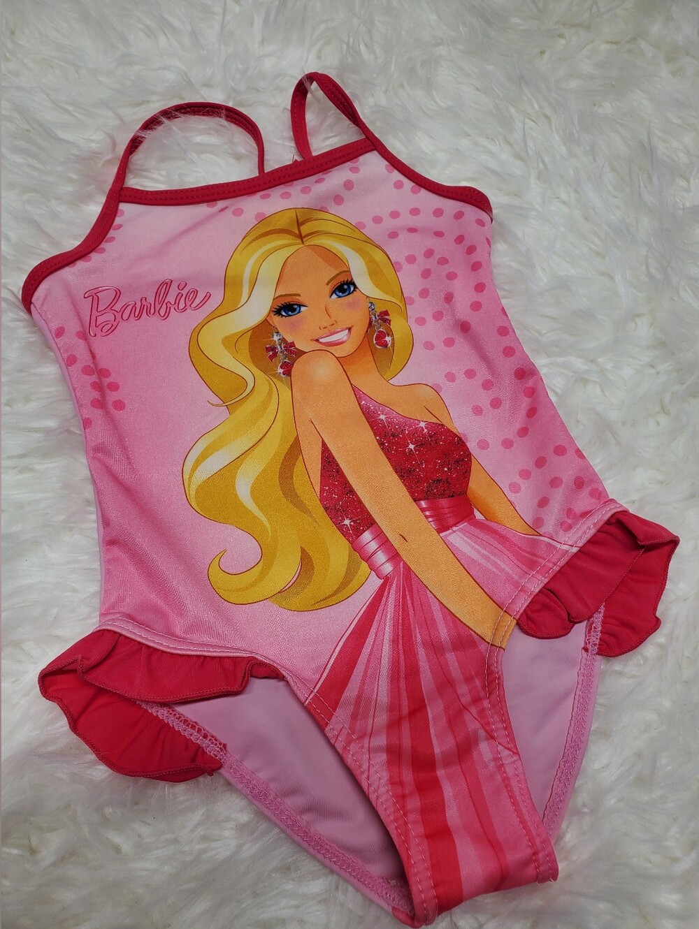 2000s y2k barbie 2011 girls bathing suit one piece vintage rare cute